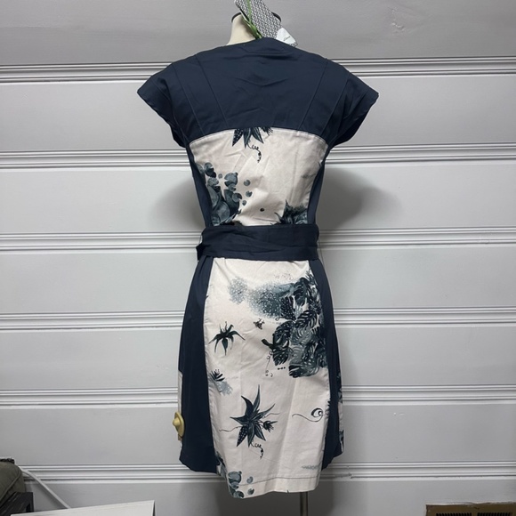 Skunkfunk Blue Floral Belted dress - Picture 6 of 6